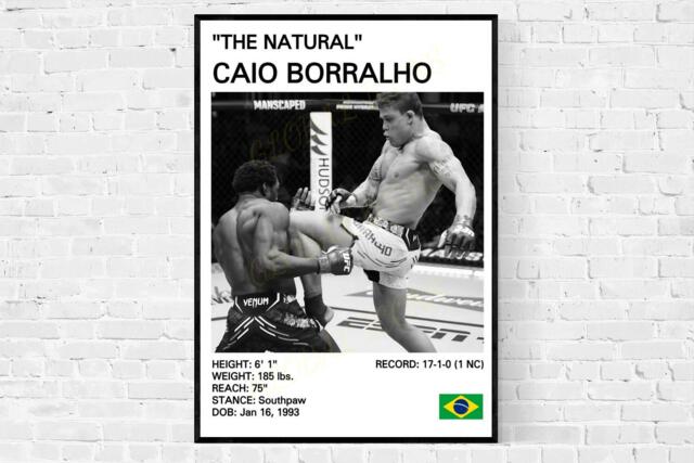 Caio Borralho Mma Poster Brazilian Fighter Art Print - image 1