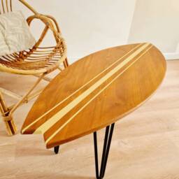 Wooden Surfboard Coffee Table - thumbnail 3
