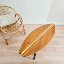 Wooden Surfboard Coffee Table - thumbnail 2