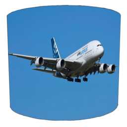 Airplane Aircraft Drum Lampshades For Ceiling Light Shades Pendants Or Table Lamp Bases - thumbnail 4