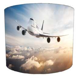 Airplane Aircraft Drum Lampshades For Ceiling Light Shades Pendants Or Table Lamp Bases - thumbnail 2