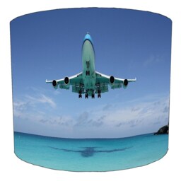 Airplane Aircraft Drum Lampshades For Ceiling Light Shades Pendants Or Table Lamp Bases - thumbnail 3