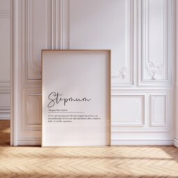 Stepmum Print, Stepmum Gift, Step Mum Card, Best Mum, Mother's Day For Mum's, Gifts, Cards, Gift - thumbnail 3
