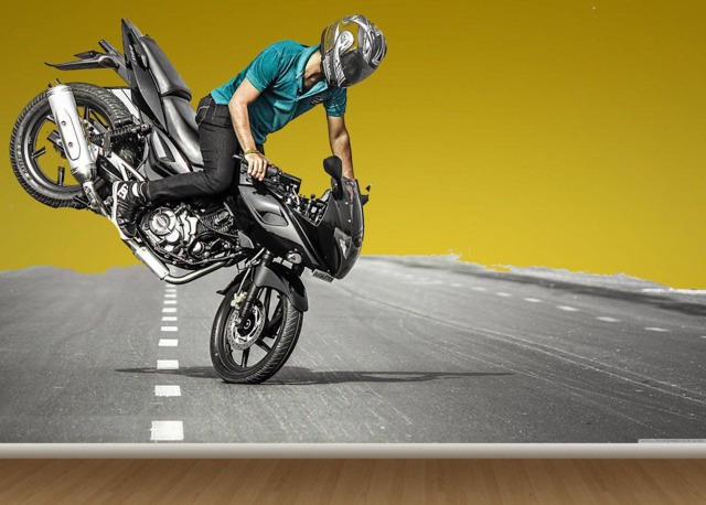 Painteeze Bike, Crotch Rocket Painting Like Modern Wall Decor, Sticker Cfb 44