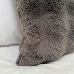Handmade Supersoft Faux Fur Cushion Beige, Mink, Grey, Green - thumbnail 4