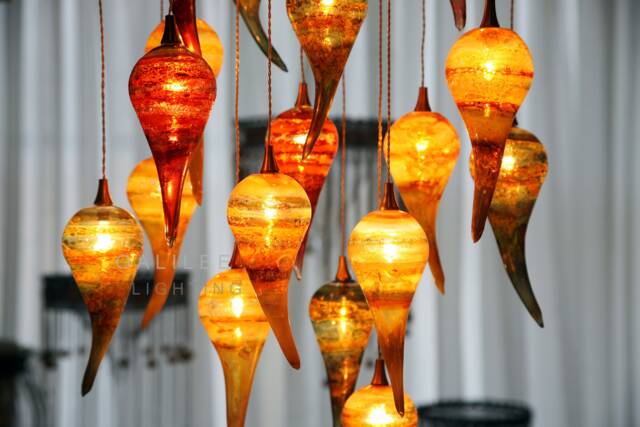 Italian-Style Chandelier -Harmony- Staircase-Lighting-Custom-Blown-Glass-Pendant-Lighting Art-Chandelier-Light-Hand-Painted-Glass-Chandelier - image 1