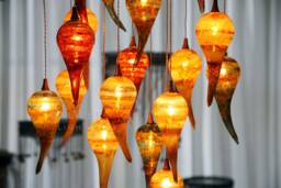 Italian-Style Chandelier -Harmony- Staircase-Lighting-Custom-Blown-Glass-Pendant-Lighting Art-Chandelier-Light-Hand-Painted-Glass-Chandelier - thumbnail 1