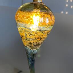 Italian-Style Chandelier -Harmony- Staircase-Lighting-Custom-Blown-Glass-Pendant-Lighting Art-Chandelier-Light-Hand-Painted-Glass-Chandelier - thumbnail 2