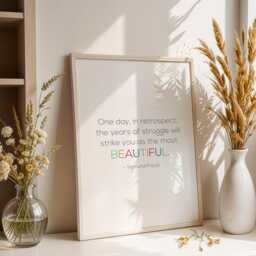 One Day in Retrospect Print - Sigmund Freud Quote Inspirational Wall Art Typography Poster Unframed - thumbnail 2