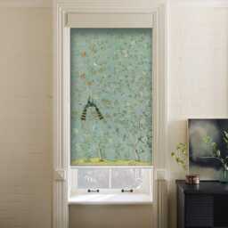 Elegance Chinoiserie Painting Custom Made Printed - Pn-14 Window Roller Blind Opaque Or Total Blackout Shading - thumbnail 2