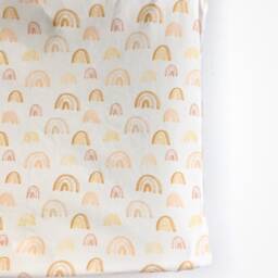 Rainbow Changing Pad Cover Modern Watercolor Nursery Bedding - thumbnail 3