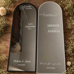 Personalised Wedding Mirrors- Mirror Included- Gifts- Accessories- Bridal Team - thumbnail 2