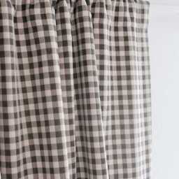 Marley Plaid Chenielle Curtain, Semi-Blackout Curtain For Livingroom, Custom Panel, Drapery, Extra Long, 1Pc - thumbnail 3