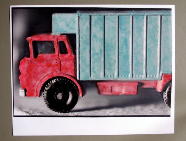 Matchbox Lesney Truck No. 44 Art Print Hand-Colored Photograph - 16x20 - image 1