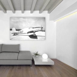 Vintage Airplane Print Military Aviation, Pilot Wall Art - thumbnail 2