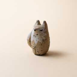 Handmade Ceramic Fox Cork Stoneware Clay, Matt Finish - thumbnail 2