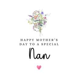 Nan Mother's Day Candle Gift Gifts Mothers Card Mother - thumbnail 4