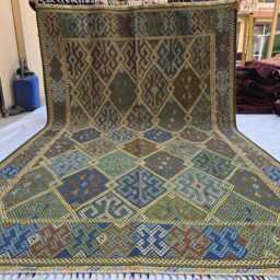 6'4??10 Ft Tribal Afghan Kilim Rug - Traditional Geometric Wool Flatweave Large Area - thumbnail 4