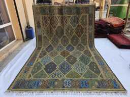 6'4??10 Ft Tribal Afghan Kilim Rug - Traditional Geometric Wool Flatweave Large Area