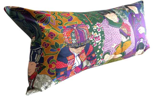 Manuel Canovas Voyage En Chine Bolster Cushion Cover - image 1