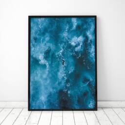 Surfer Sea Ocean Printed Poster Surf Posters Waves Art Print Decoration Surfing Summer Sunny Vibes 40x50 50x70 70x100 - thumbnail 2