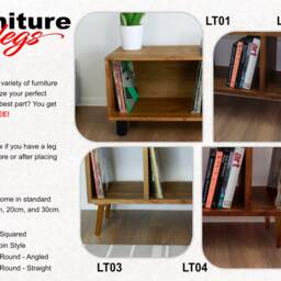 Solid Wood Record Player Stand Vinyl Storage Furniture Hifi Rack - thumbnail 4
