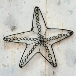 Decorative Starfish in Annealed Wire, Wall Decoration Or To Put Down, Aquatic Theme, Sea, Writing Gift - thumbnail 3