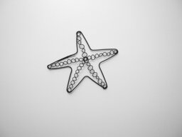 Decorative Starfish in Annealed Wire, Wall Decoration Or To Put Down, Aquatic Theme, Sea, Writing Gift - thumbnail 1