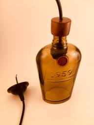Whiskey Bottle Hanging Pendant Light With Fixtures & Fittings