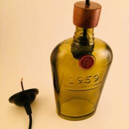 Whiskey Bottle Hanging Pendant Light With Fixtures & Fittings - thumbnail 3