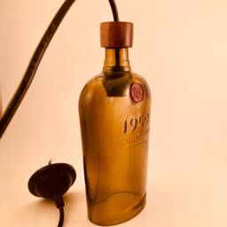 Whiskey Bottle Hanging Pendant Light With Fixtures & Fittings - thumbnail 2