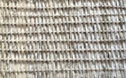 Woven Cowhide Rug - White + Light Gray Gurruchaga - thumbnail 1