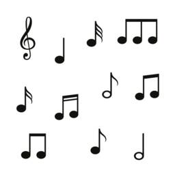 Music Note Wall Stickers, Decals - thumbnail 3