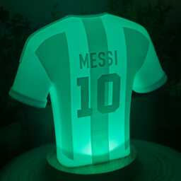 Personalized Football Jersey Led Lamp Multicolour Night Light - thumbnail 2