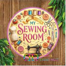 My Sewing Room Sign, Decor, Seamstress Gift, Quilting Craft Wall Art, Lover Gift - thumbnail 2