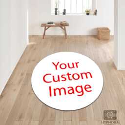 Custom Round Rug Personalized Carpet Logo Mat