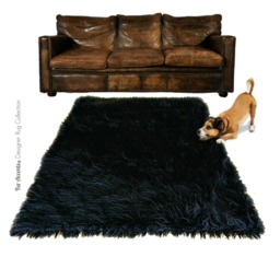 Plush Faux Fur Rug - Shaggy Sheepskin Throw Rug, Usa Made - thumbnail 1