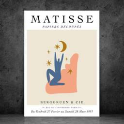 Wall Print Henri Matisse Art Modern Exhibition Abstract - Berggruen & Cie Poster A5 A4 A3 Framed - thumbnail 2