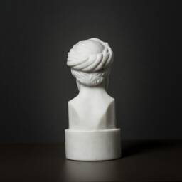 Carved Marble Bust Of Pythagoras Samos Statue Greek Marble - thumbnail 3