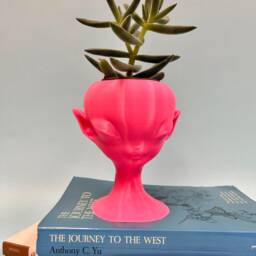 Alien Planter Meow3D X Abovethespell Collaboration, Desk Decor - thumbnail 3