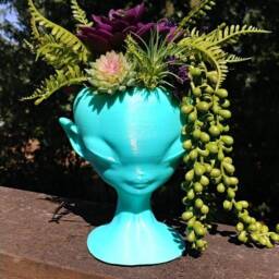 Alien Planter Meow3D X Abovethespell Collaboration, Desk Decor - thumbnail 1