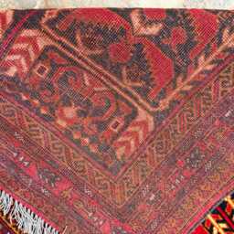 2x9 Afghan Tribal Wool Runner - Authentic Hand-Knotted Corridor Carpet Traditional Oriental Rug For Hallway, Home Decor Perfect Gift - thumbnail 4