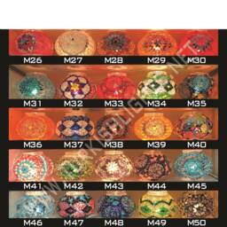 Turkish Mosaic Chandelier With 21 Medium Globes - With Remote , ID 142 - thumbnail 4
