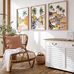 Set Of 3 Cabo Verde Posters, Cape Prints, Wall Art, African Island Art Africa - thumbnail 4