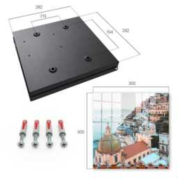 Mediterranean Charm Wall Mounted Key Cabinet, Orange Box For Wall, Photographic Cities, Lovers Of Travel & Architecture - thumbnail 4