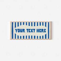 Custom Text Hallway Print - Wall Art, Above Door Sign, Horizontal Panoramic Typography Poster, Modern Home Decor - thumbnail 1