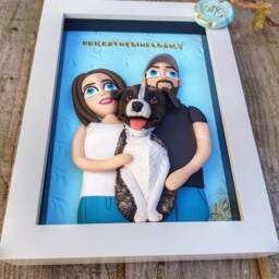Custom Portrait Personalized Pet Gifts Home Jack Russell Sculpture For Him - thumbnail 2
