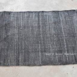Square Cotton Rug, Woven Area Rugs For Sale, Decor Rustic Rugs, Decorative Bohemian Indian - thumbnail 4