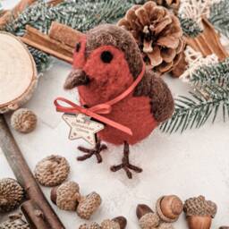 Personalised Christmas Robin Tree Decoration - Robins Appear When Loved Ones Are Near - thumbnail 3
