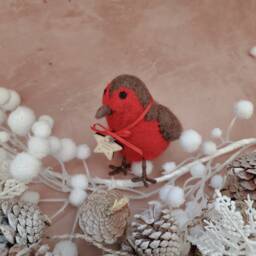 Personalised Christmas Robin Tree Decoration - Robins Appear When Loved Ones Are Near - thumbnail 1
